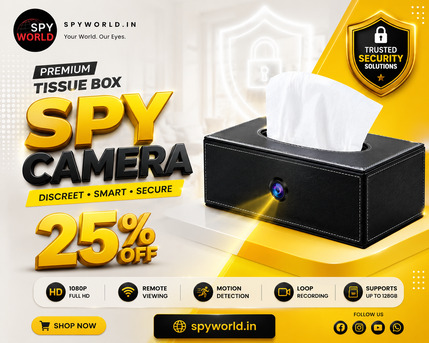 New Delhi, Electronics, INR 4999,  Tissue Box Spy Camera Shop In Delhi &ndash; Best Offers 2026 At Spy World