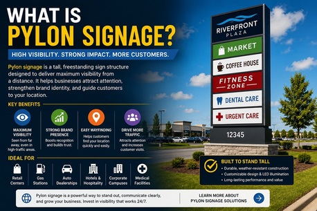 New York, Business, What Is Pylon Signage? A Guide To High-Impact Visibility