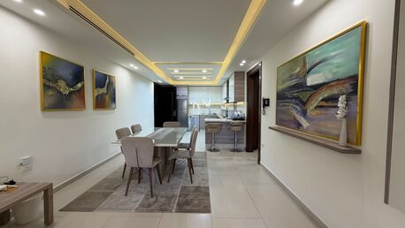 Abdoun, Apartments, Flats, Houses & Villas, JOD 13/year,  Furnished,  2 BR,  Modern Fully Furnished Apartment For Rent In Abdoun With Amazibg Terrace