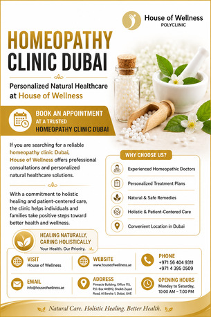 Al Barsha, Health, Homeopathy Clinic Dubai &ndash; Personalized Natural Healthcare At House Of Wellness