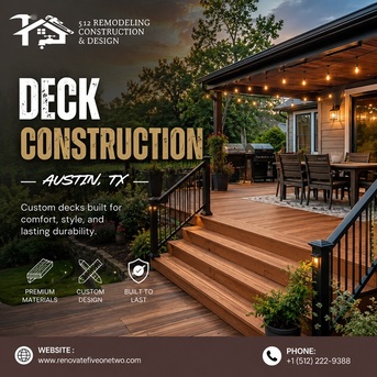 Austin, Business, Deck Construction Austin TX | Custom Deck Builders & Outdoor Living Experts