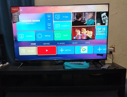 Jeddah, Appliances, SAR 1050,  Impex Gloria 55 Smart TV & Table Receiver Antenna