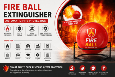 Mumbai, Industrial Machinery, Fire Ball Extinguisher For Homes, Offices & Industries &ndash; Reliable Fire Safety