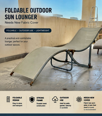 Hidd, Furniture, BHD 9,  Foldable Outdoor Sun Lounger &ndash; Very Comfortable (9 BD)