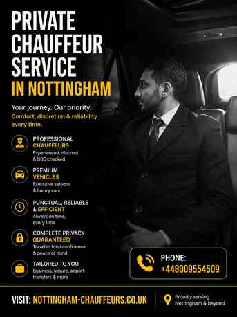 London, Travel, Private Chauffeur Service In Nottingham