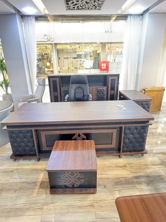 Jeddah, Furniture, SAR 1,  Complete Office Furniture Boss Sets In Unique Designs And Low Prices