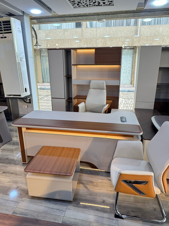 Jeddah, Furniture, SAR 1,  Complete Office Furniture Boss Sets In Unique Designs And Low Prices