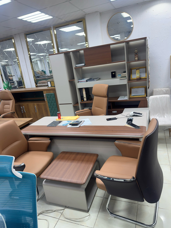 Jeddah, Furniture, SAR 1,  Complete Office Furniture Boss Sets In Unique Designs And Low Prices