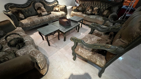 Al Rehab, Furniture, SAR 775,  11 Seater Sofa  With 3 Tables
