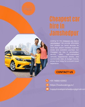 Mumbai, Travel, Cheapest Car Hire In Jamshedpur For Local & Outstation Travel