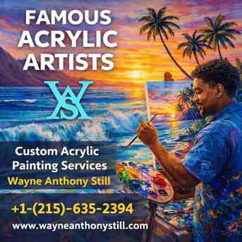 New York, Books, USD 499,  Famous Acrylic Artists And Custom Acrylic Painting Services