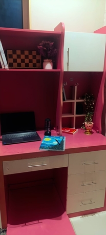 Manama, Furniture, BHD 45,  Study/Work Table For Sale &ndash; 45 BHD  Solid Wood Study Table In Very Good Condition. Strong,