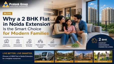 Noida, Real Estate, Why A 2 BHK Flat In Noida Extension Is The Smart Choice For Modern Families