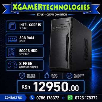 Nairobi, Computers, KES 12950,  Readied Core I5 4GB RAM Lenovo Tower PC