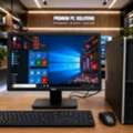 BHD 78,  HP Core I7 -Computer Set Speed 3.30Ghz 8GB RAM | 512GB SSD Win 10 Pro 19'&prime; HD Monitor-/
