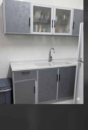 Al Rehab, Furniture, SAR 1200,  Premium Modular Kitchen Cabinet Set With Glass Displays &ndash; SAR 1200 (Negotiable)