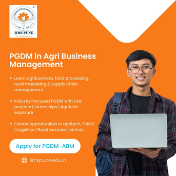 Pune, Education, Future Scope Of PGDM In Agri Business Management In India 2026 | IIMS Pune