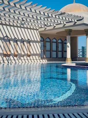 Manama, Apartments, Flats, Houses & Villas, BHD 380/month,  2 BR,  Luxurious 2-Bedroom Apartment In Central Manama &ndash; Sea & City Views!