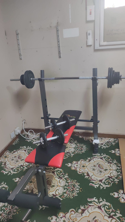 Sulaymania, Sports, Gym Bench With Plates And Rod