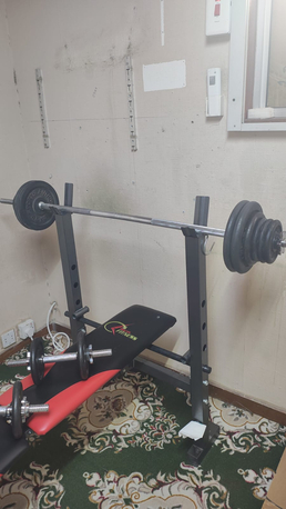 Sulaymania, Sports, Gym Bench With Plates And Rod