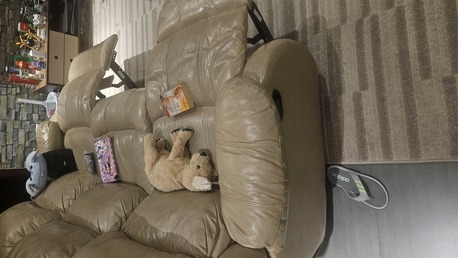 Salamah, Furniture, SAR 799,  Recliner Sofa- Leather