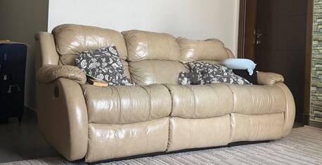 Salamah, Furniture, SAR 799,  Recliner Sofa- Leather