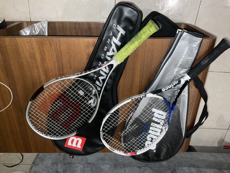 Jeddah, Sporting Goods, SAR 400,  Premium Original Tennis Rackets  (Wilson & Prince)+ Covers