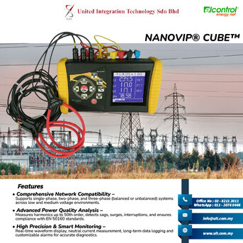 Kuala Lumpur, Tools, Elcontrol Nanovip Cube Power Analyzer
