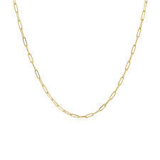 Miami, Jewelry, Dazzling Diamond Paperclip Necklaces - Alev Jewelry
