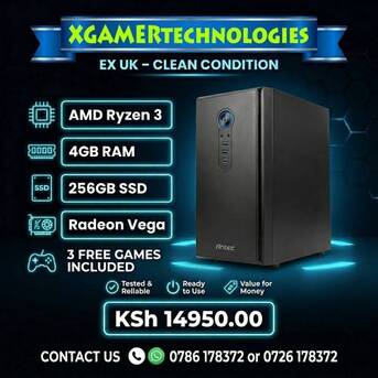 Nairobi, Electronics, KES 14950,  Readied AMD Ryzen 3 With 4GB RAM Desktop PC