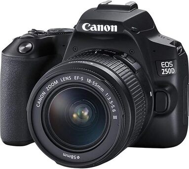 Kuala Lumpur, Photo & Video, USD 400,  Canon EOS 250D / Rebel SL3 DSLR Camera With 18-55mm Lens (Black)