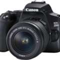 USD 400,  Canon EOS 250D / Rebel SL3 DSLR Camera With 18-55mm Lens (Black)