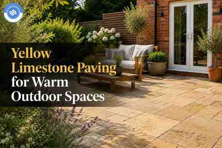 London, Farm & Garden, Yellow Limestone Paving From East Yorkshire Stone