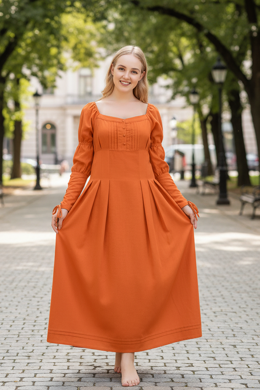 New Delhi, Clothing & Accessories, 58,  Cottagecore Dress For Timeless Western Style