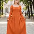 58,  Cottagecore Dress For Timeless Western Style