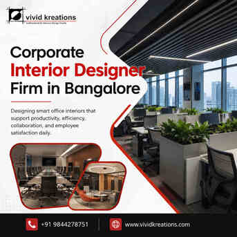 Bangalore, Construction, Corporate Interior Designer Firm In Bangalore