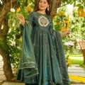 INR 6980,  Buy Idaho Ramora Flared Sleeves Anarkali Suit Set