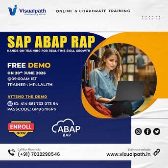 Hyderabad, Lessons Offered, Join The SAP ABAP RAP FREE Online DEMO On May 20th!