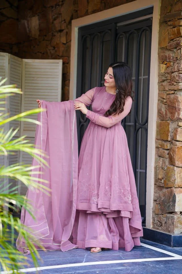 Jaipur, Clothing & Accessories, INR 6500,  Buy Idaho Trishika Organza Suit Set Online