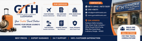 Punjab, Travel, GURMUKH TRAVELS & HOLIDAYS &ndash; LUDHIANA