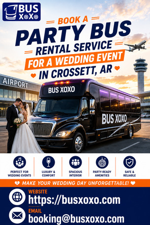New York, Travel, Book A Party Bus Rental Service For A Wedding Event In Crossett, AR