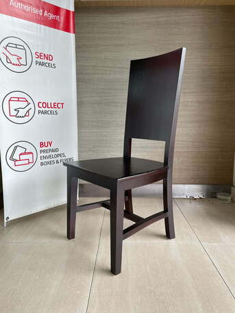 Kuala Lumpur, Furniture, MYR 550,  Tall Back Teak Chair -Solid Back