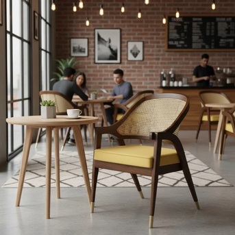 Kuala Lumpur, Furniture, MYR 650,  Teak And Rattan Dining Chair -Premium