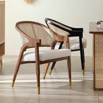Kuala Lumpur, Furniture, MYR 650,  Teak And Rattan Dining Chair -Premium