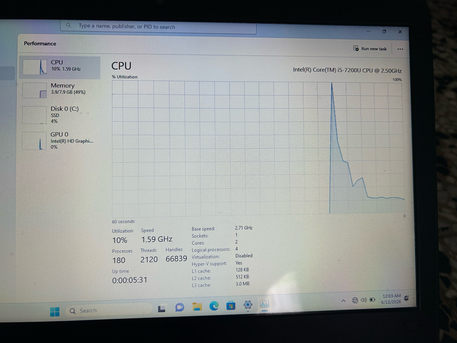 Thuqbah, Computers, SAR 550,  Laptop Lenovo ThinkPad 13.3-Inch I5/7thGen/8GB/256GB