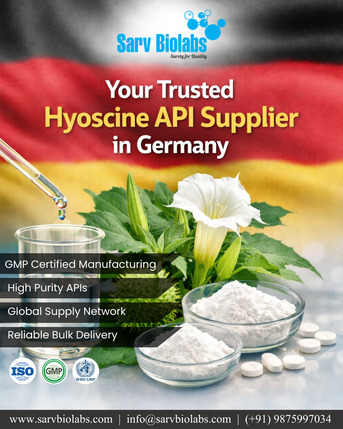 Mumbai, Health & Beauty Items, Trusted Hyoscine Butylbromide API Exporter | GMP Certified Bulk Supplier