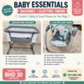 BHD 30,  Baby Crib & Electric Swing