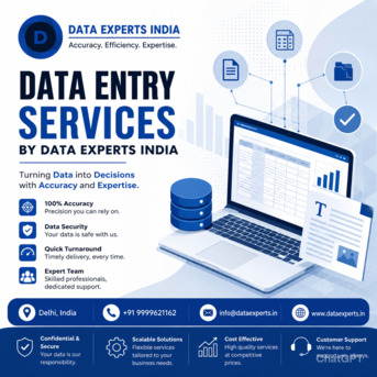  , Reliable Data Entry Services By Data Experts India, 2