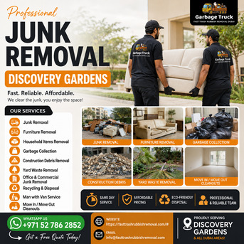 Jumeirah Village Circle, Business, Fast Trash Rubbish Removal Dubai