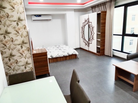 Hidd, Apartments, Flats, Houses & Villas, BHD 210/month,  Furnished,  1 BR,  Furnished Studio Flat For Rent In Hidd City